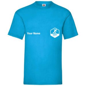 Fistral Sub Camp Sapphire Blue Cotton T-Shirt (Shop Stock)